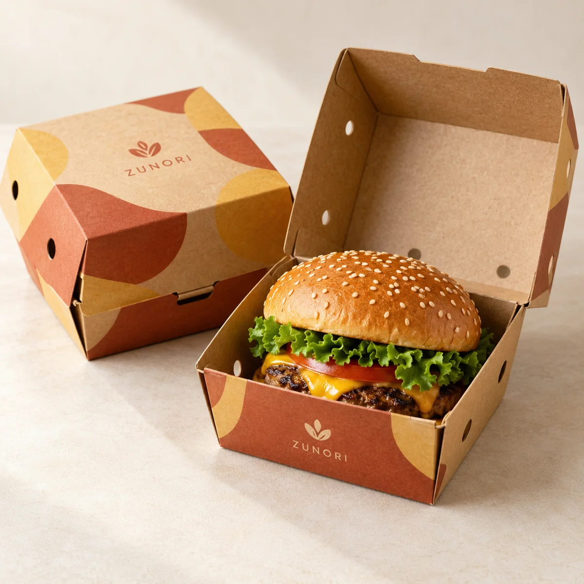 Gourmet Burger Packaging Suite