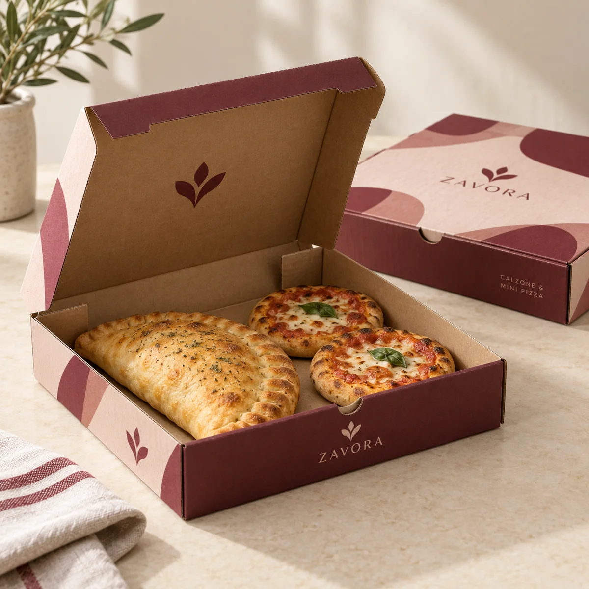 Calzone & Mini Pizza Micro-Flute Box