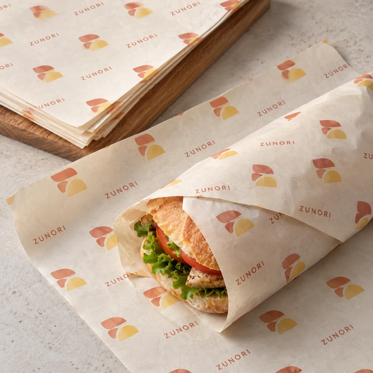 Custom Greaseproof Food Wrapping Paper — view 2