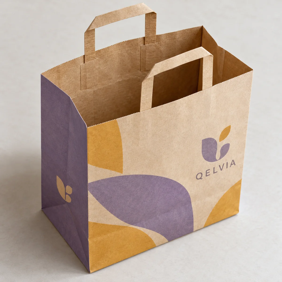 Flat Handle Heavy-Duty Takeaway Bag — view 2