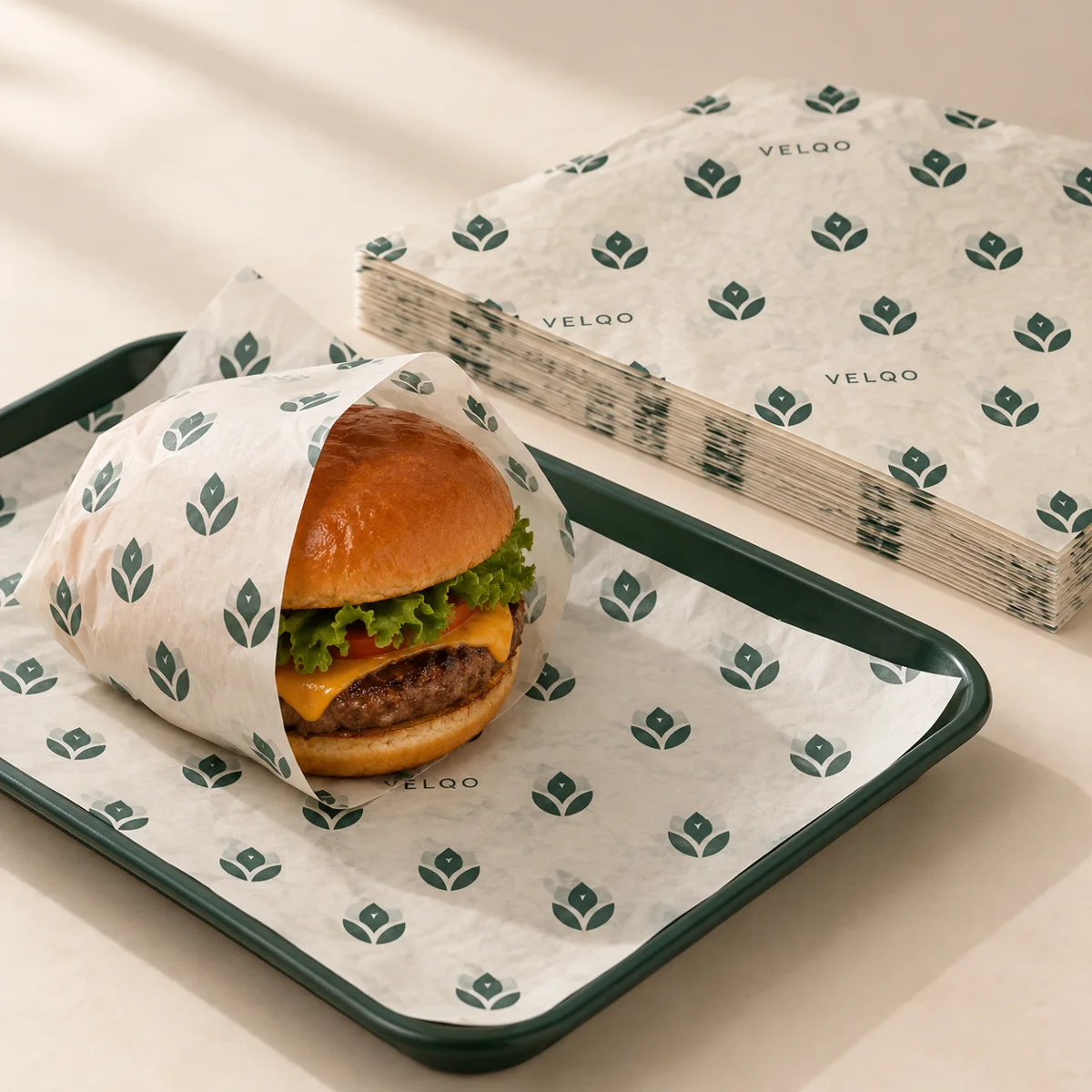 Heavy Waxed Burger & Tray Liner Paper